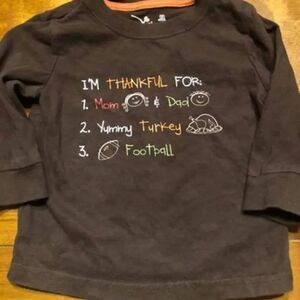 Thankgiving Jumping Beans Infant Shirt - Sz 12 Mos